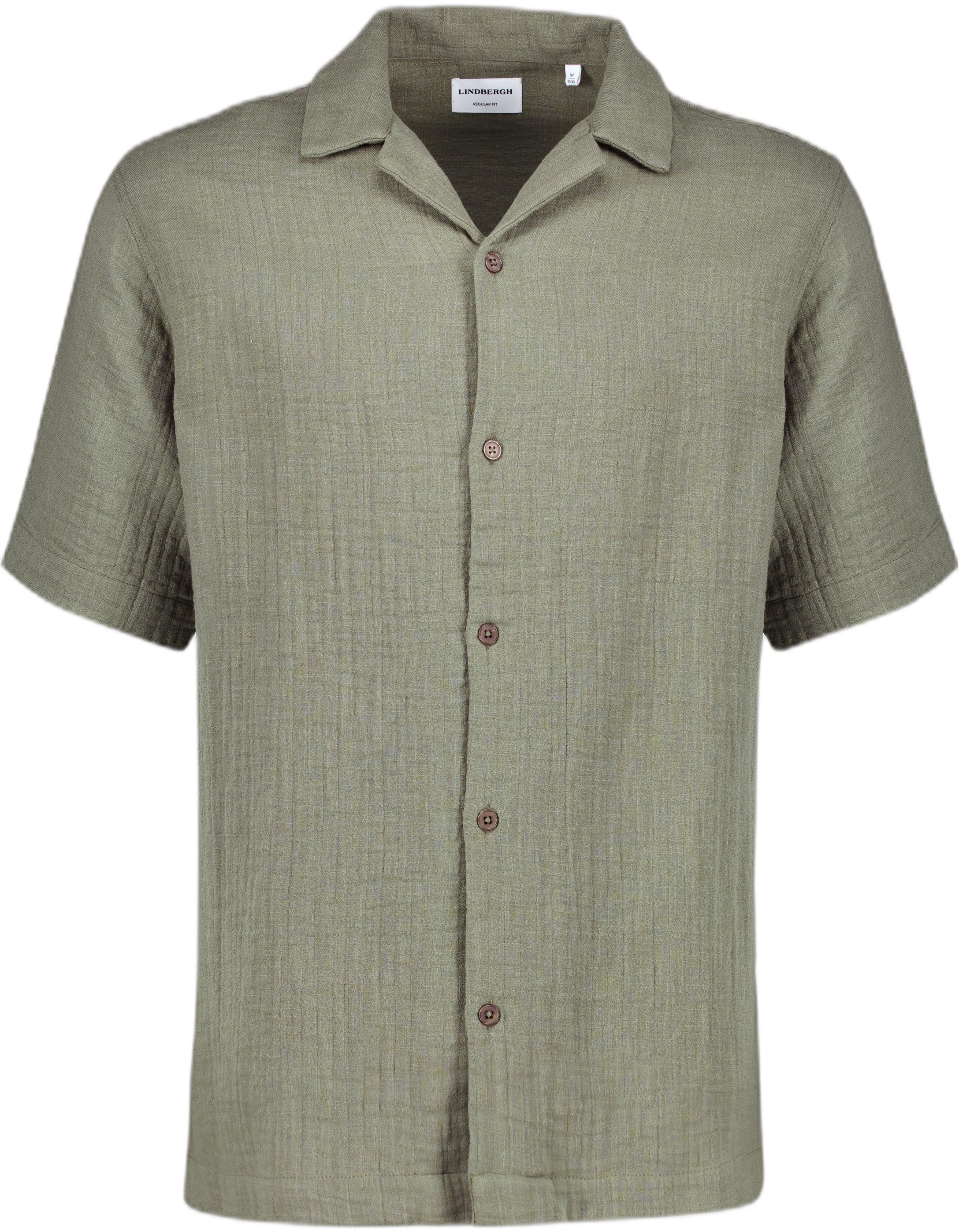 Cotton muslin resort shirt S/S