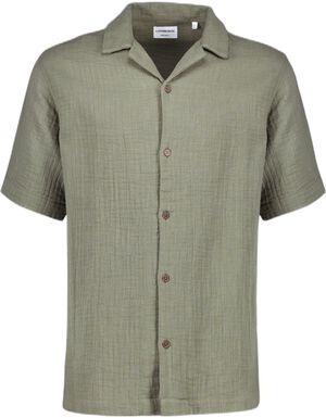 Cotton muslin resort shirt S/S