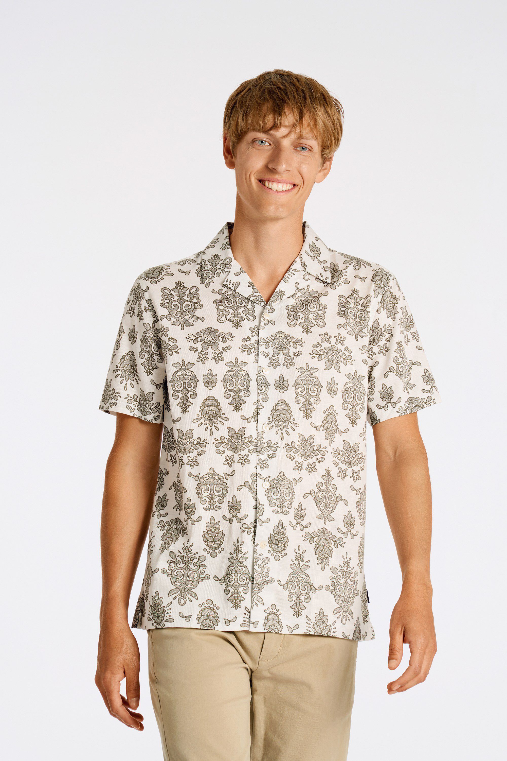 Cotton/Lyocel AOP shirt S/S