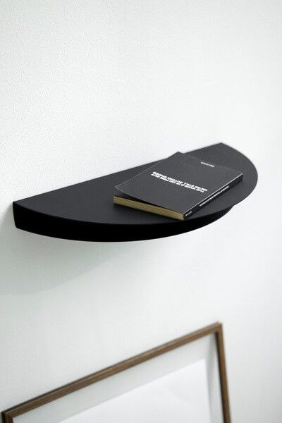 Half Moon Shelf: Black: Small