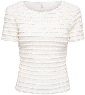 ONLVERA S/S O-NECK SMOCK TOP JRS