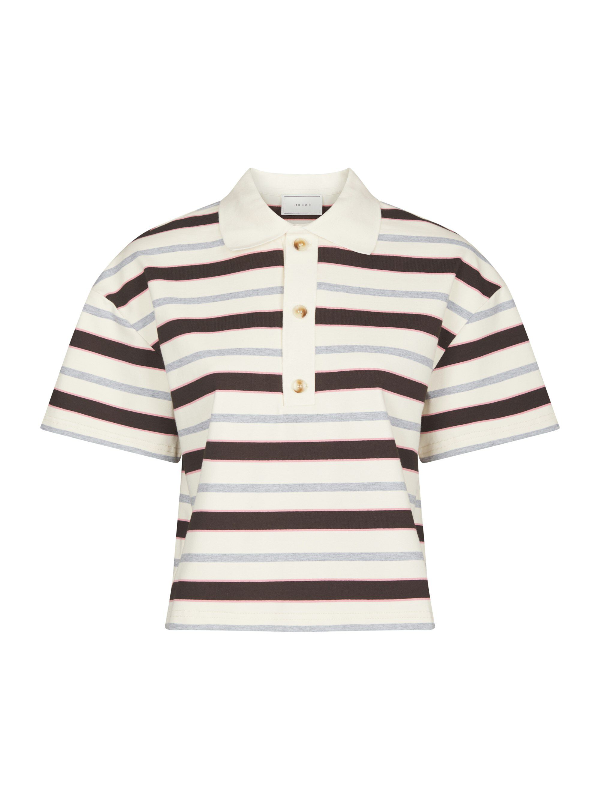 Vennera Triple Stripe Polo Tee