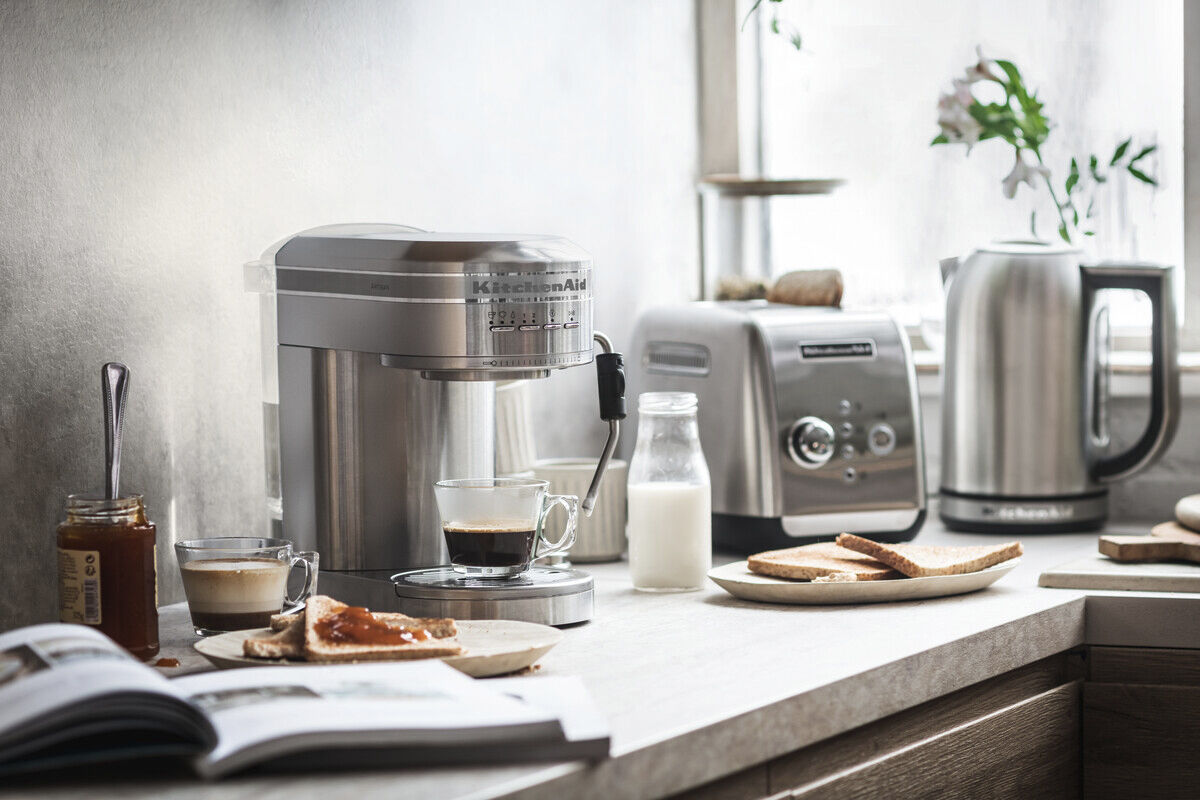 KITCHENAID ARTISAN ESPRESSOMASKINE STAINLESS STEEL 5KES6503E