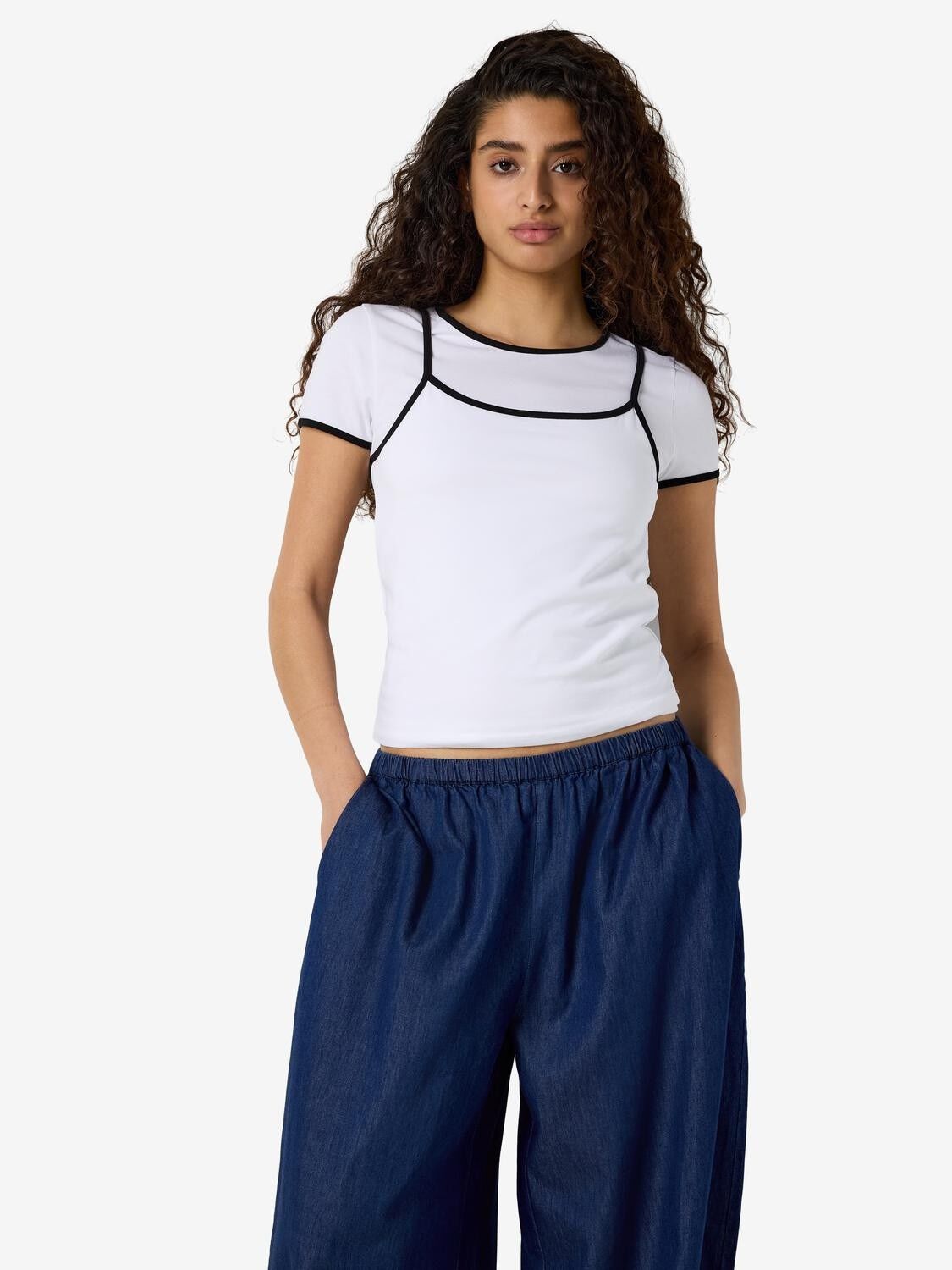 Nmkerry S/S Double Layer Top Tnt/14