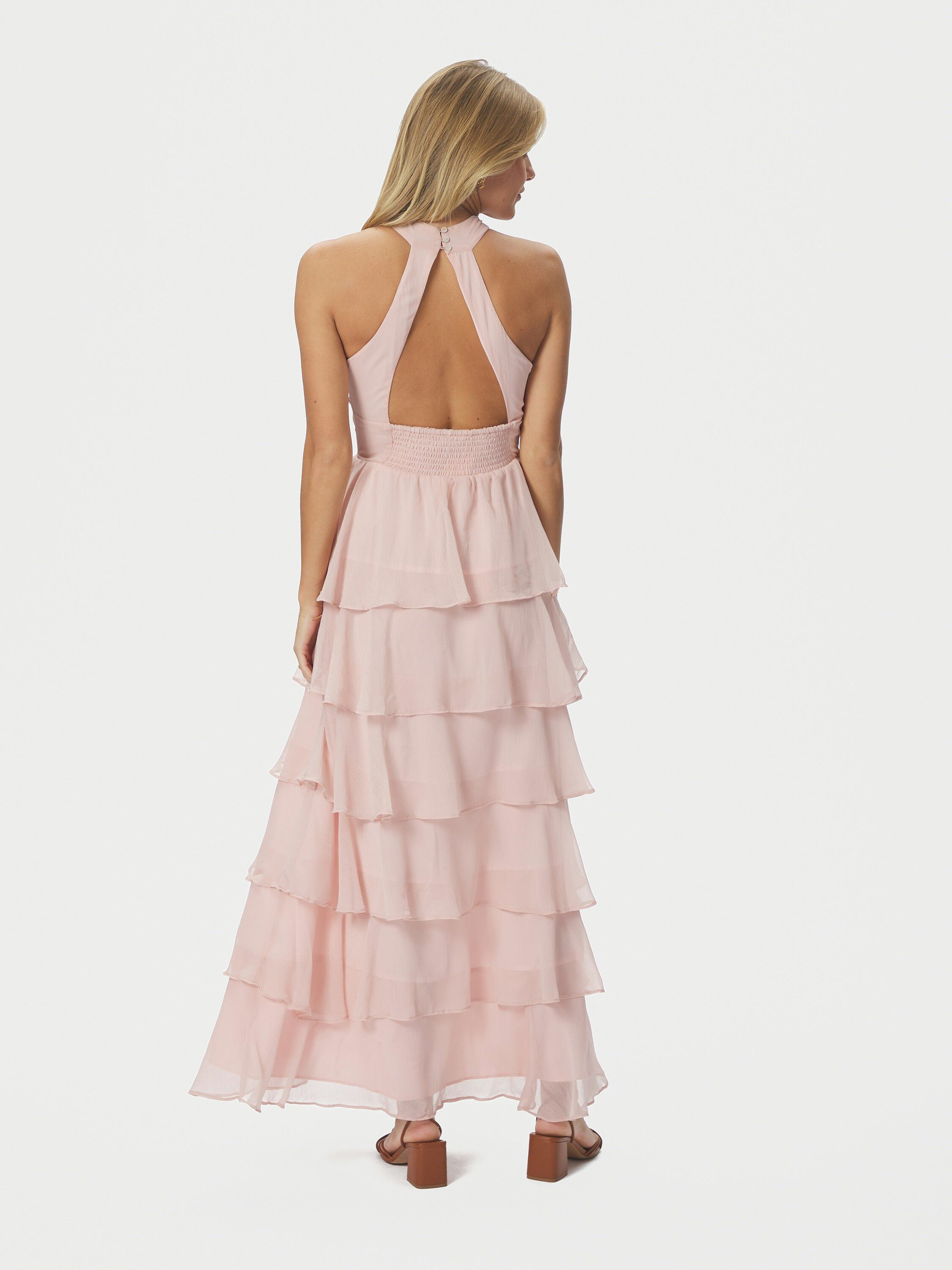 Cleoni Solid Chiffon Dress