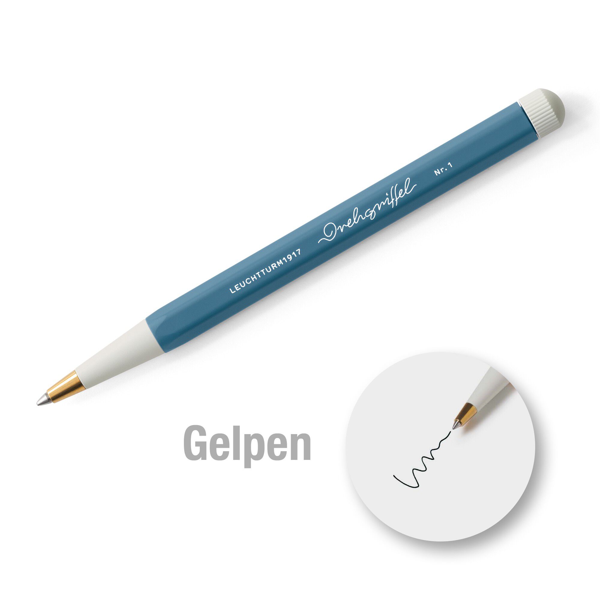 Leuchtturm1917 Drehgriffel gelpen Stone Blue 364163