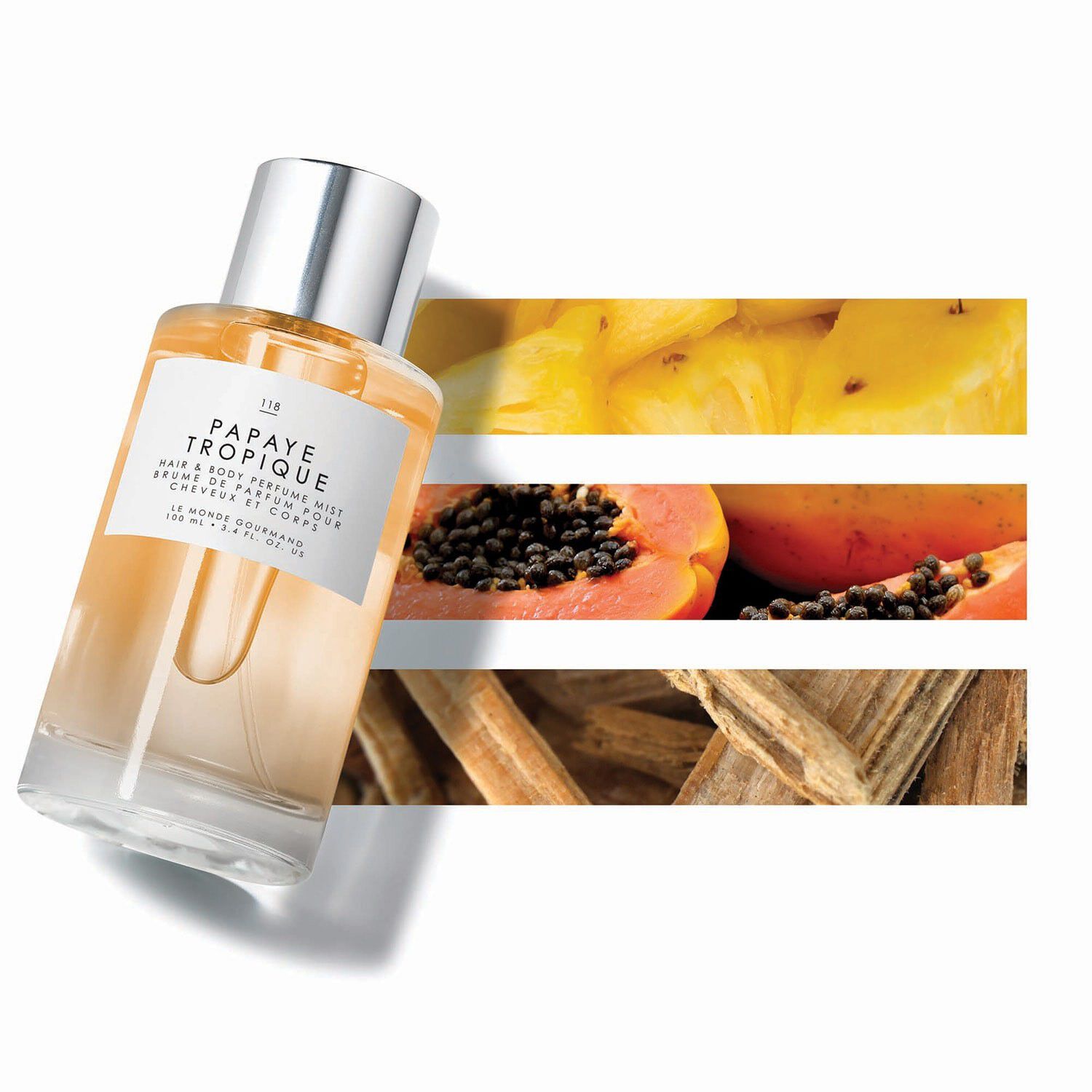 Papaye Tropique - doftmist f&ouml;r h&aring;r och kropp