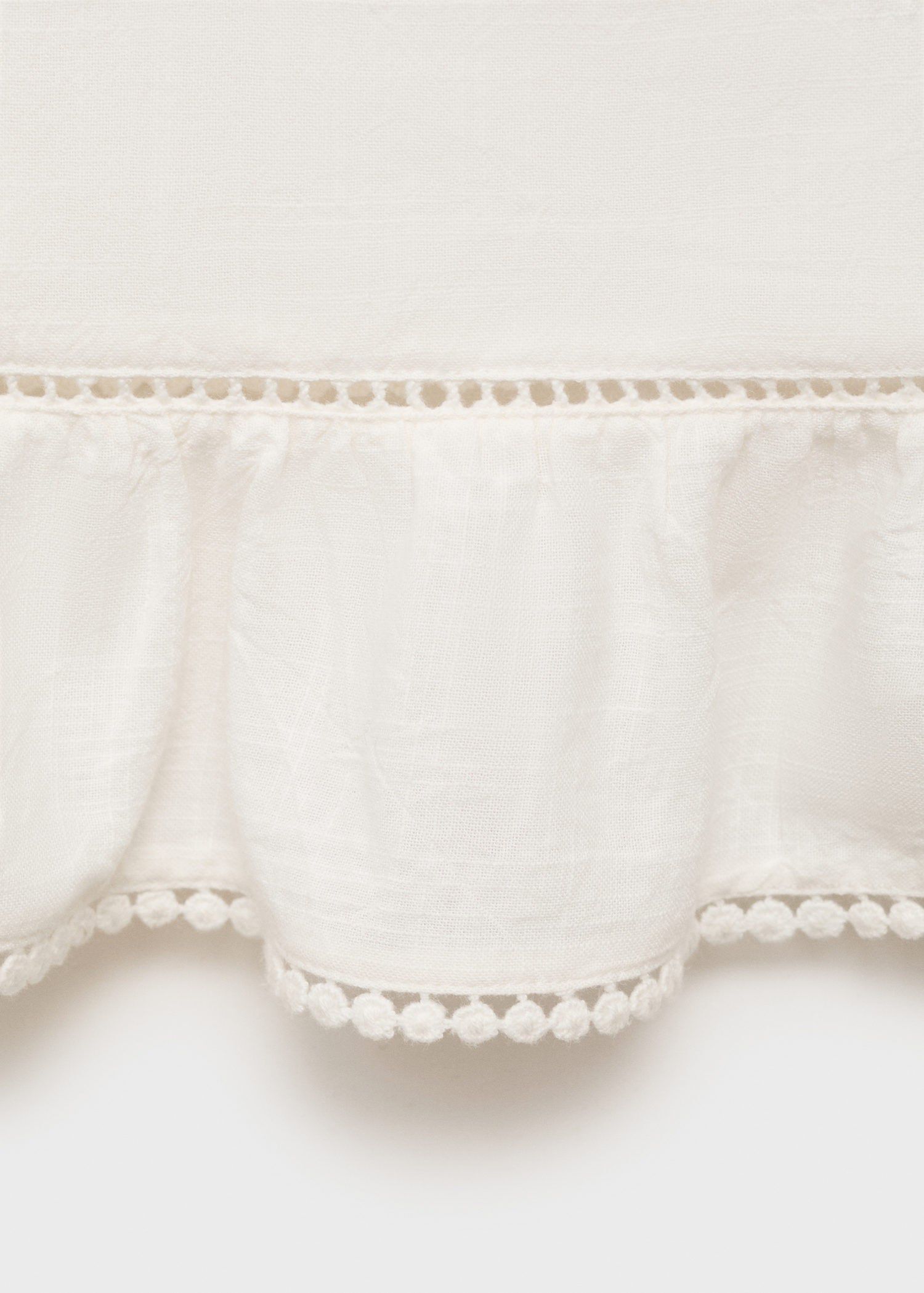 Lace embroidered top