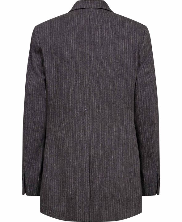 Fossil Blazer Textured Blue Grey Stripe-36