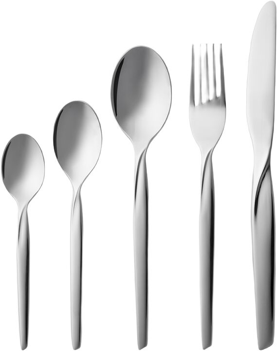 Bestickset Twist 60 delar Blankt stål