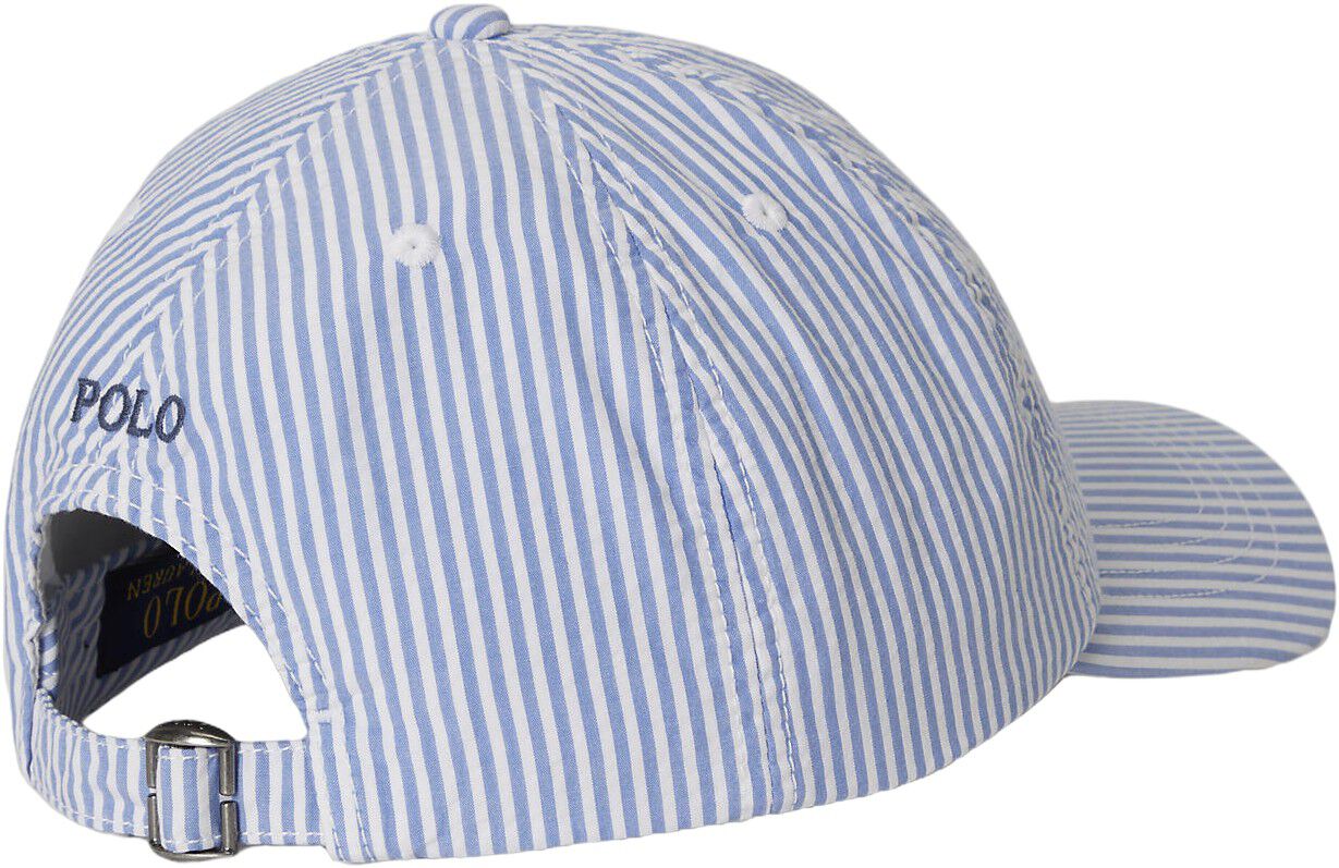 Striped Cotton Seersucker Ball Cap Kids