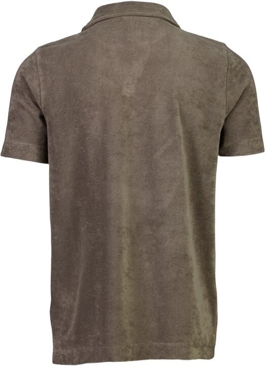 Towel v-neck polo S/S