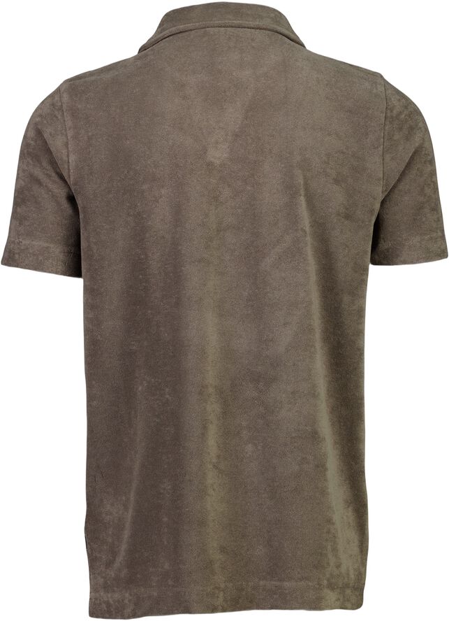 Towel v-neck polo S/S