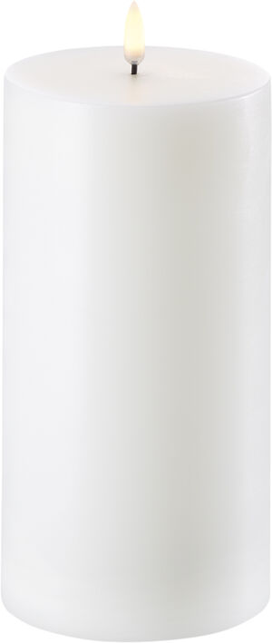 UYUNI Lighting - LED Pillar Candle - Nordic White - 10,1 x 20 cm