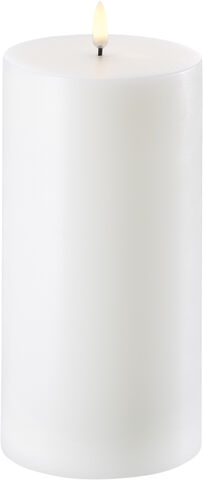 UYUNI Lighting - LED Pillar Candle - Nordic White - 10,1 x 20 cm