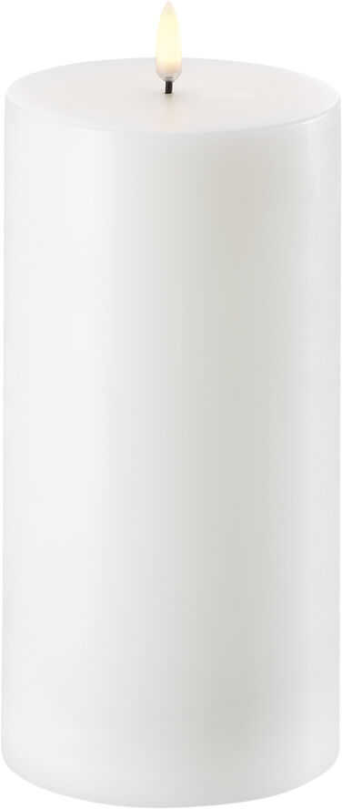 UYUNI Lighting - LED Pillar Candle - Nordic White - 10,1 x 20 cm