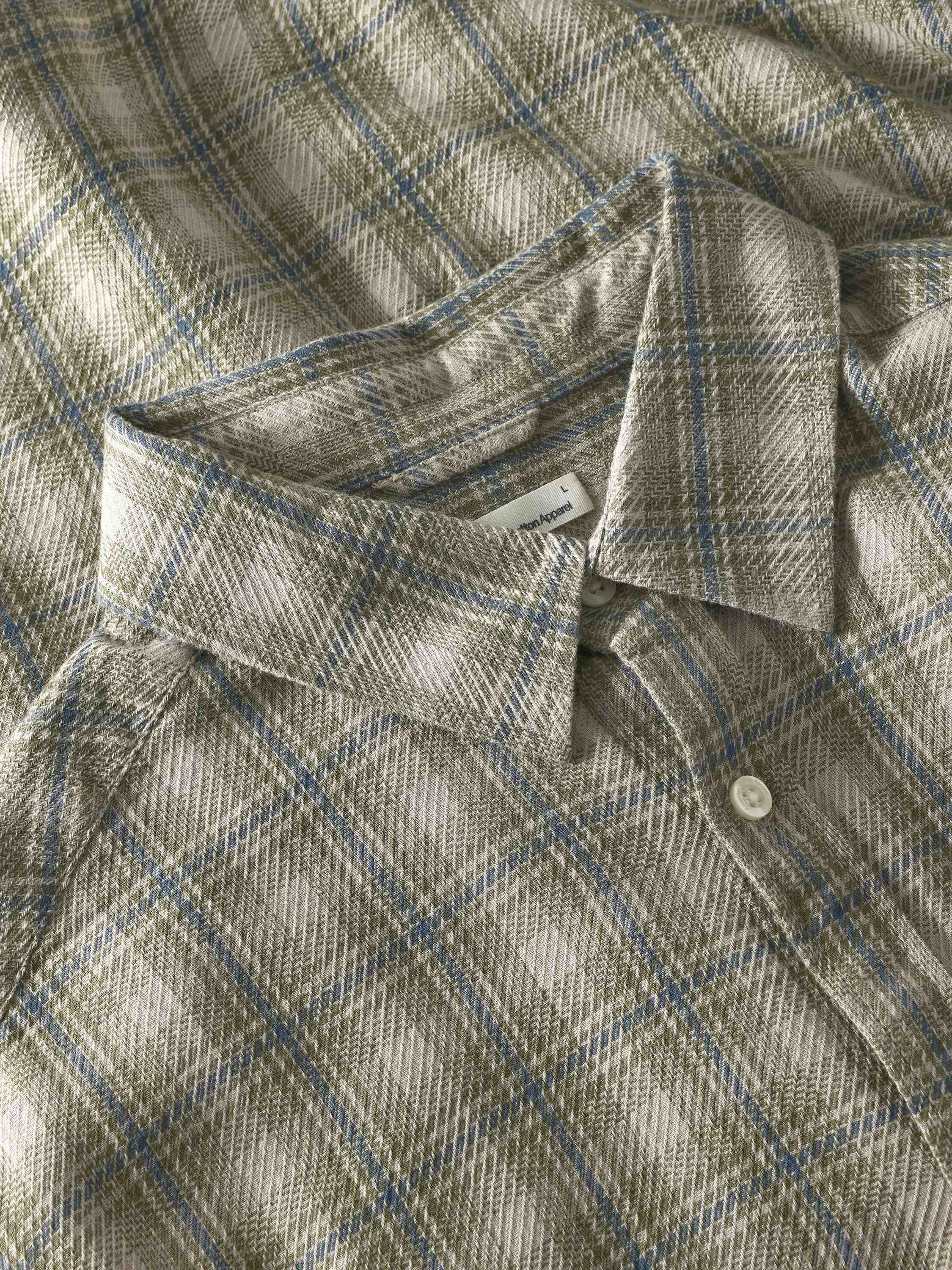 Loose check shirt
