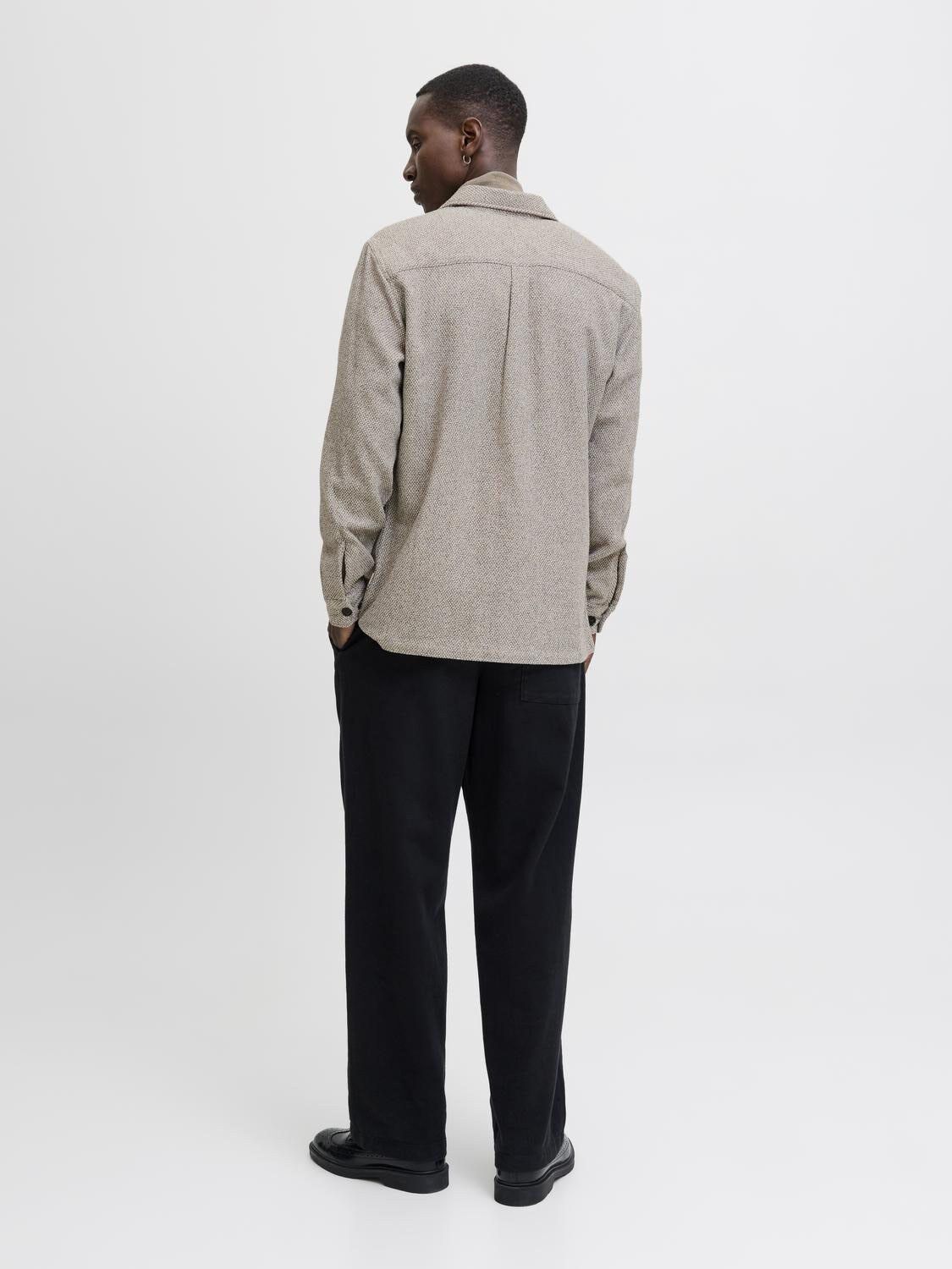 JPRRAYLE MELANGE SOLID L/S OVERSHIR