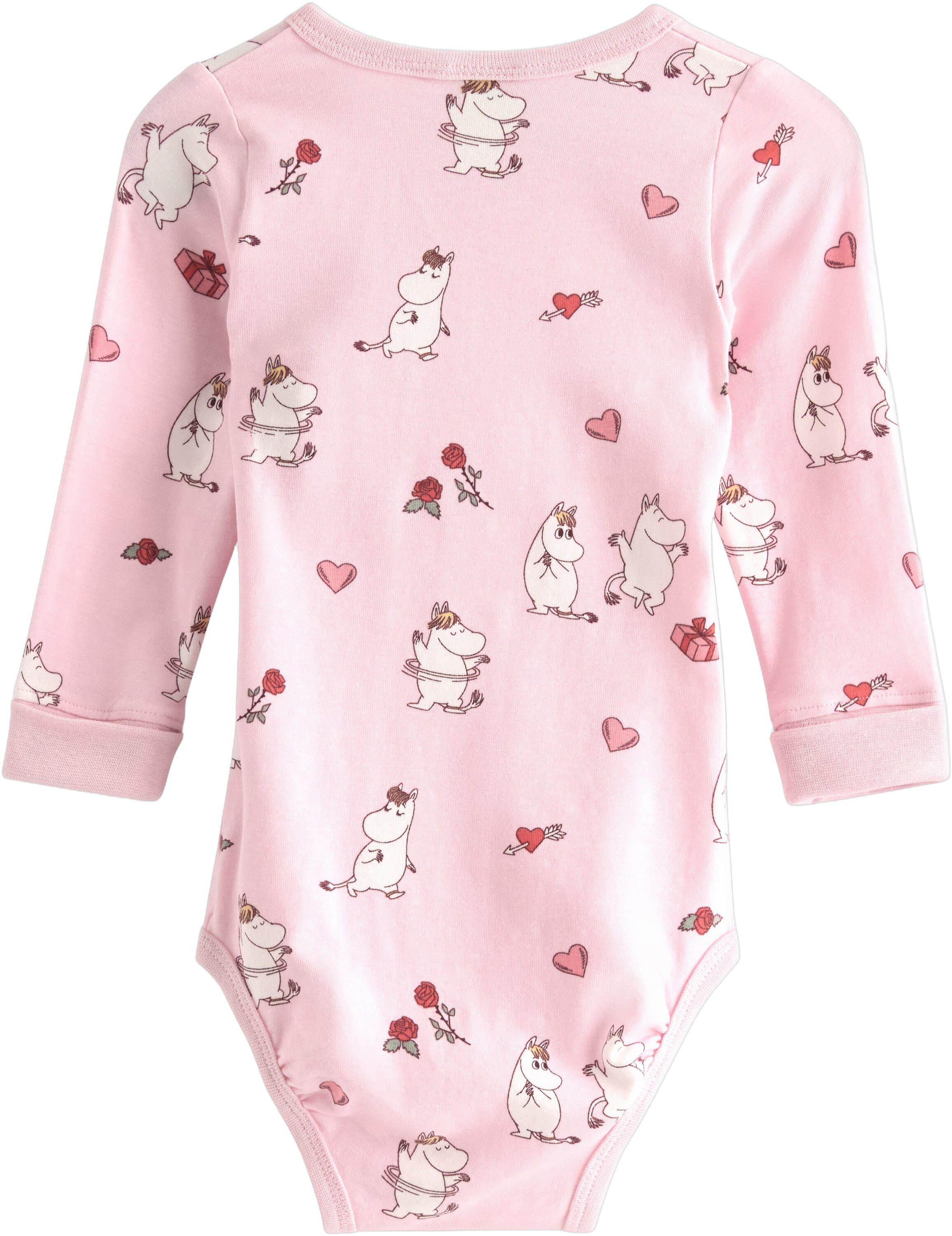 Long-sleeved wrap bodysuit in soft