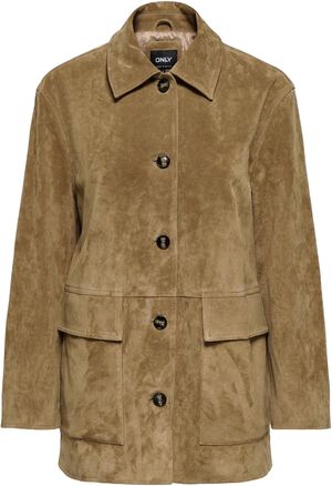 ONLSIENNA REAL SUEDE JACKET OTW
