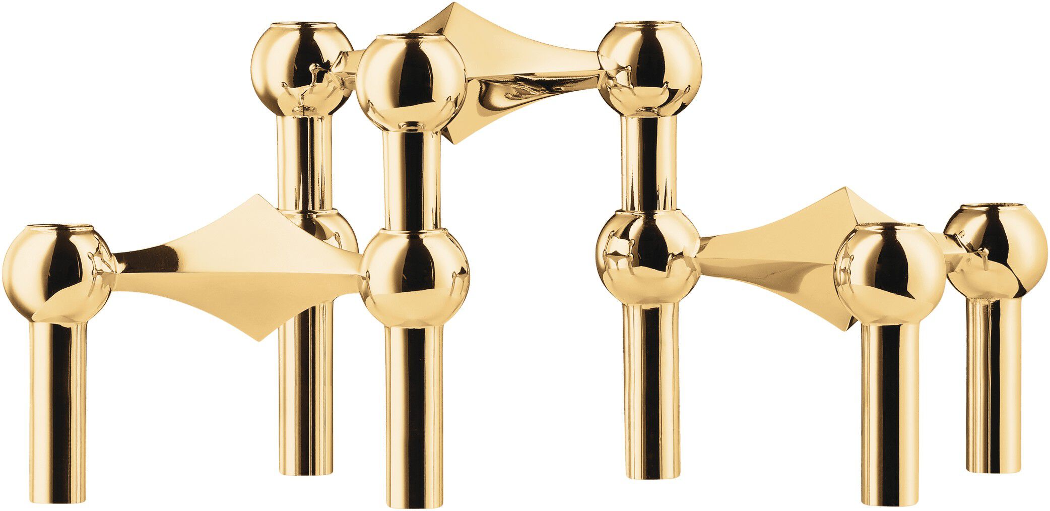 STOFF Nagel ljusstake 3 st. m?ssing