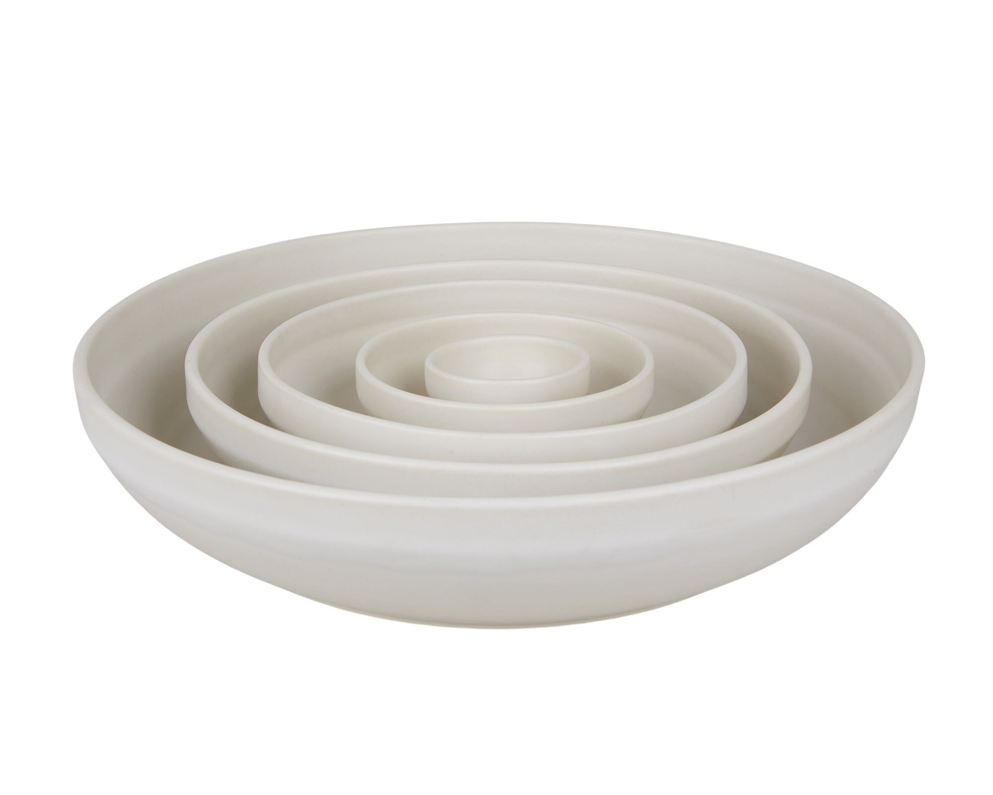 Otto Ceramic Shallow Bowl | Natural | Extra Large