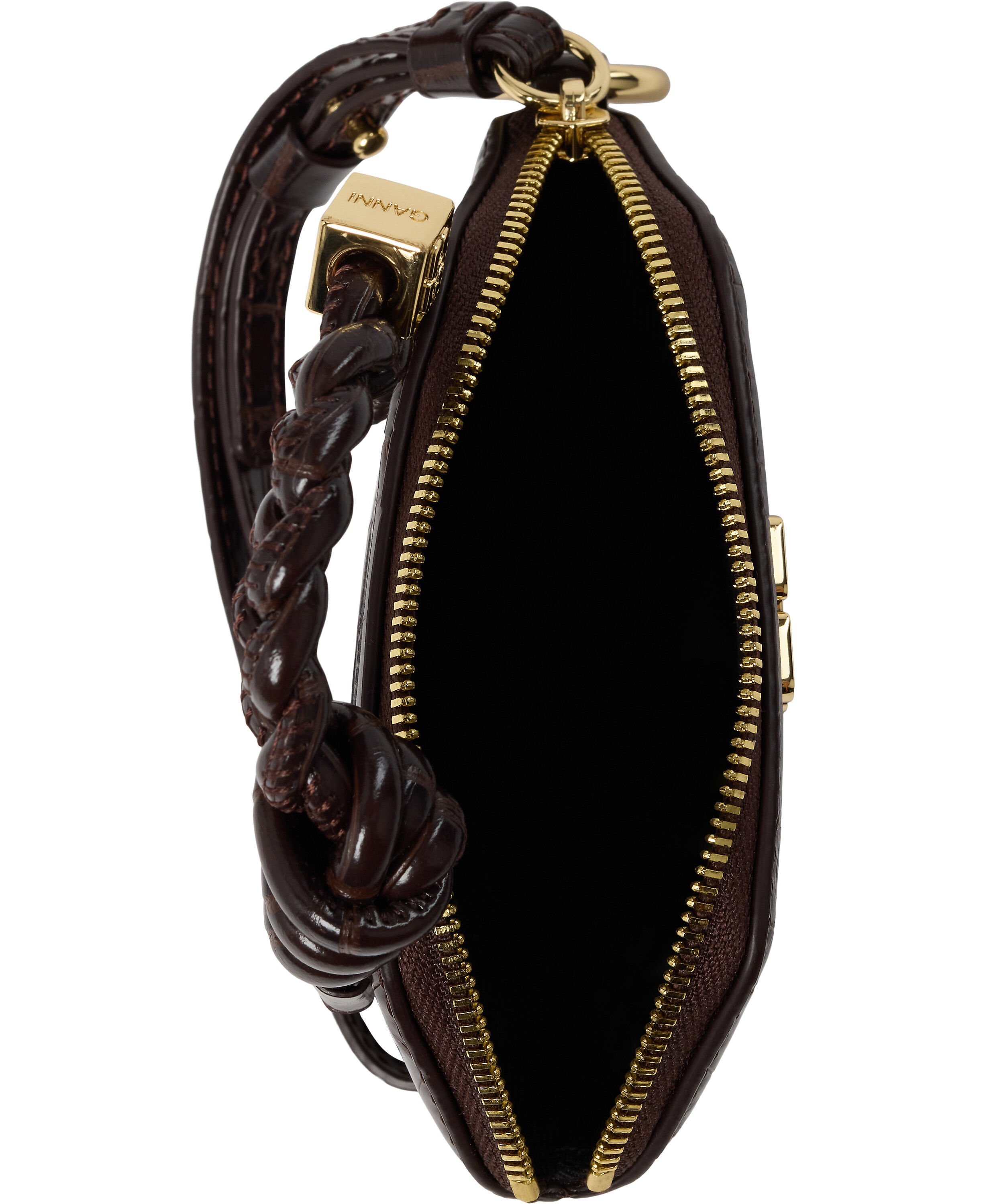 Ganni Bou Bag Nano Croco