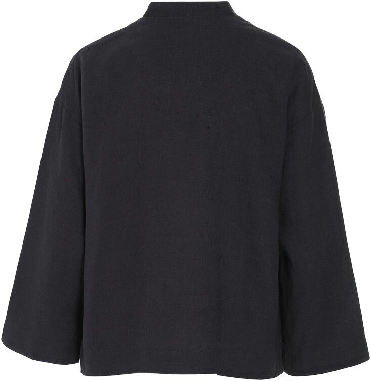 Lazy linen jakke med krave