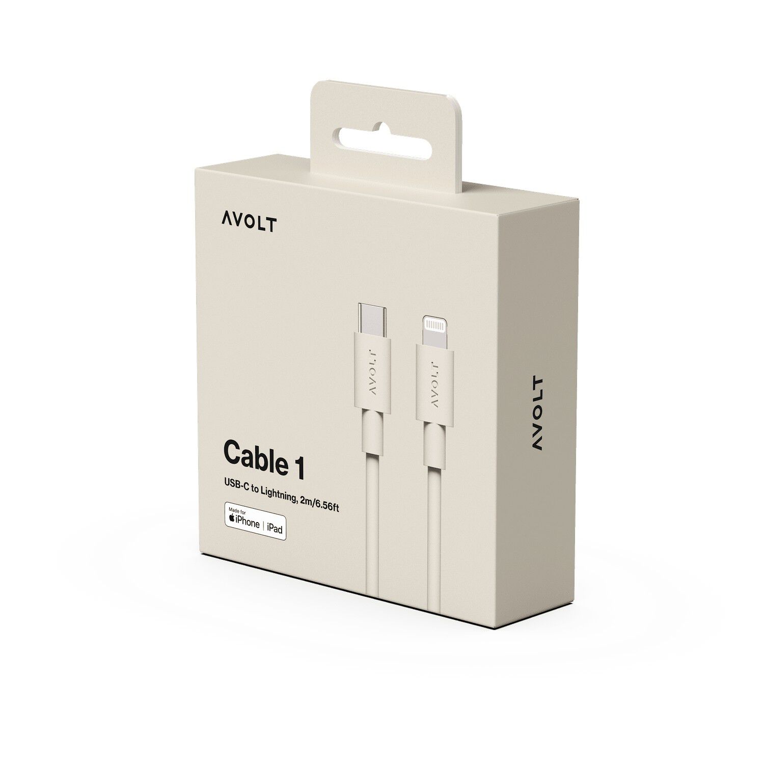 Cable 1 - USB-C to Lightning - Nomad Sand