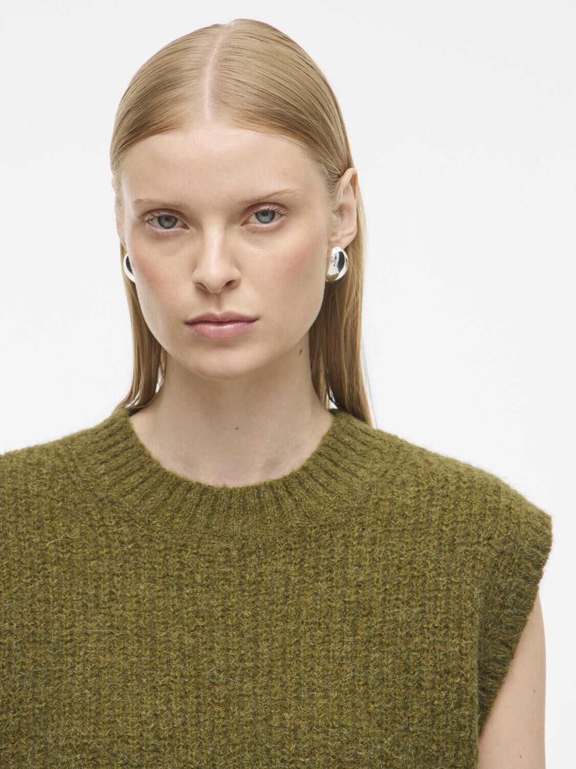 Routhelma O-Neck Knitted Vest