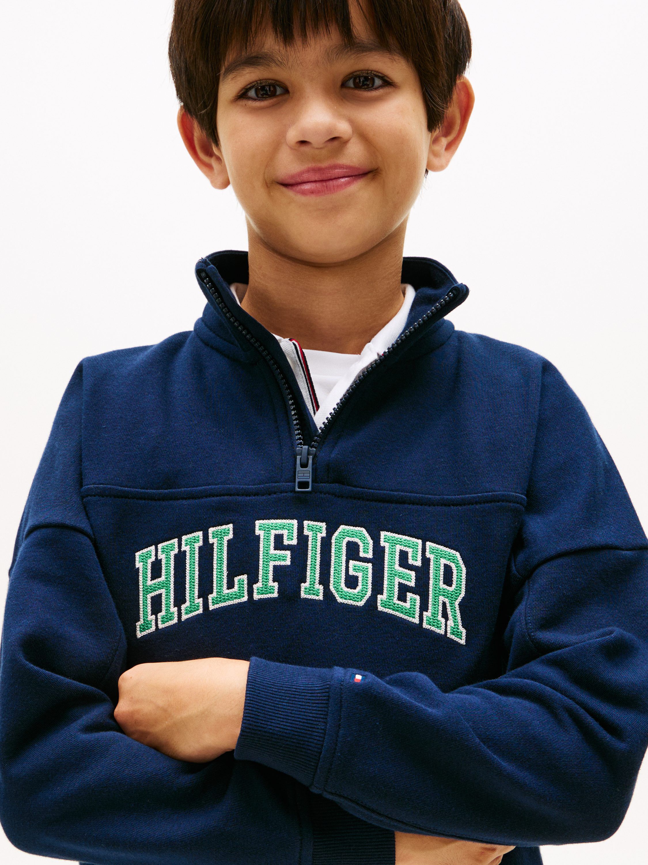 HILFIGER VARSITY ZIP SWEATSHIRT