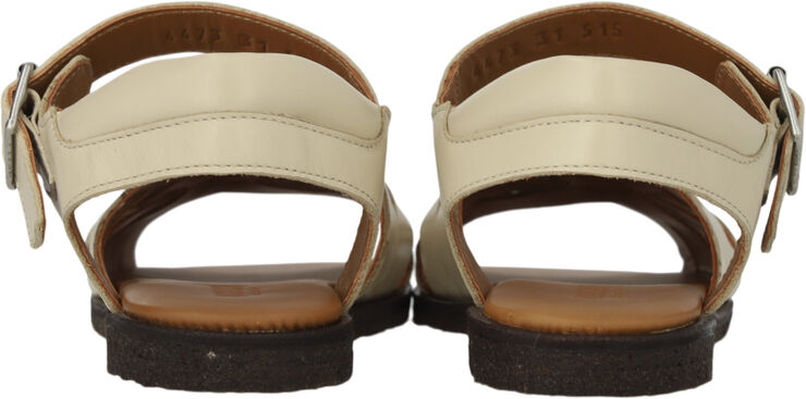 Fletsandal med åben tå og hæl