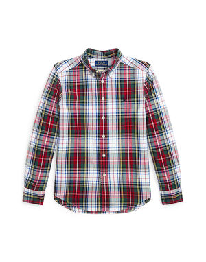 BRUSHED OXFORD-LS BD PPC-SI-SPS KIDS