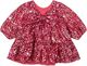 LILA SEQUINS BOW DRESS