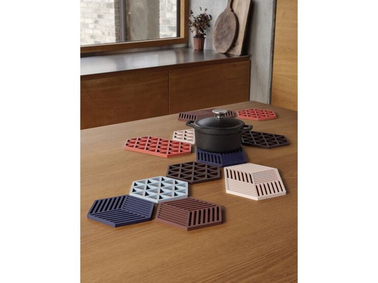 Grytunderlägg Hexagon Rose L24