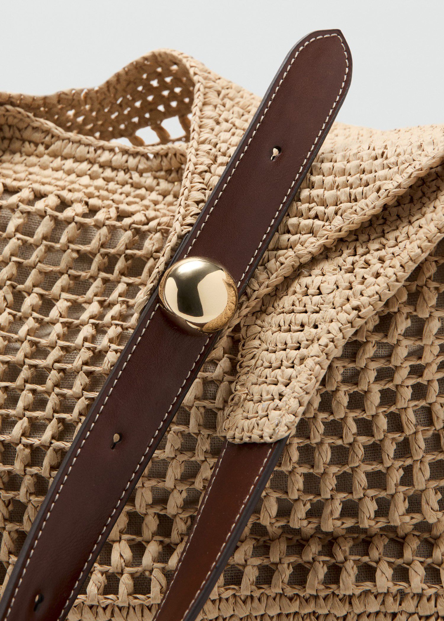 Natural fibre tote bag