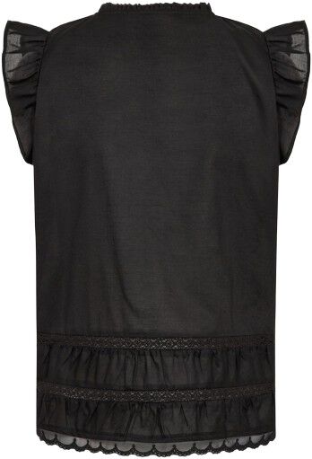 LR-ROSY 2 Bluse Sort