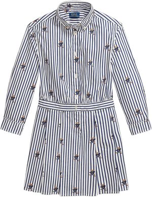 Polo Bear Cotton Shirtdress