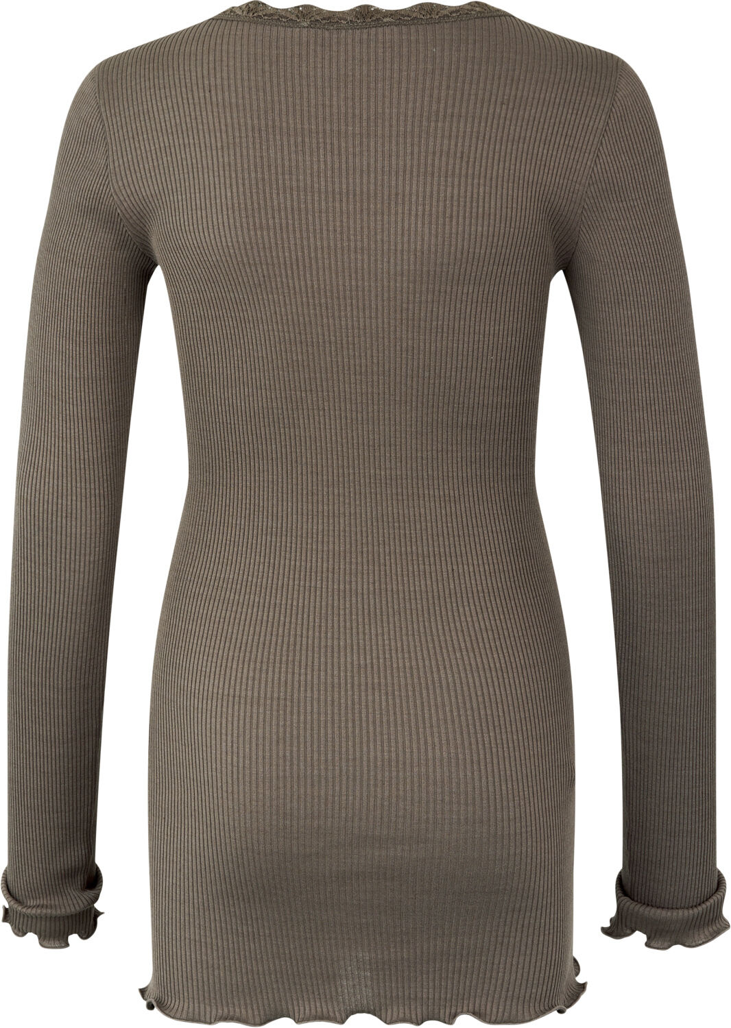 Silk t-shirt w/ lace