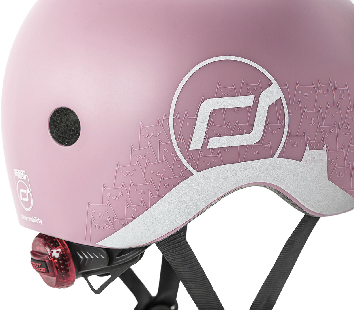 Helmet XXS reflective rose