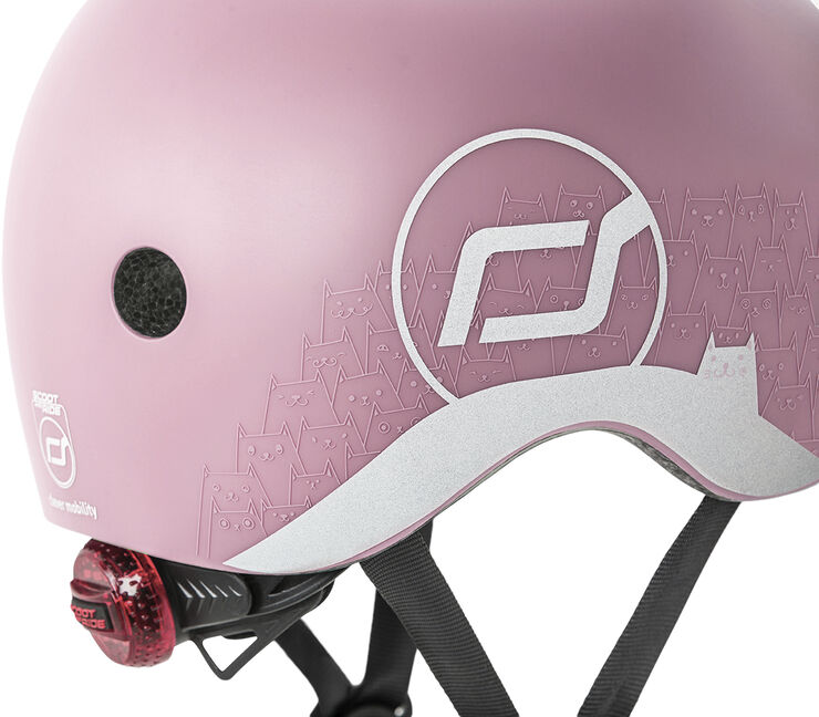 Helmet XXS reflective rose