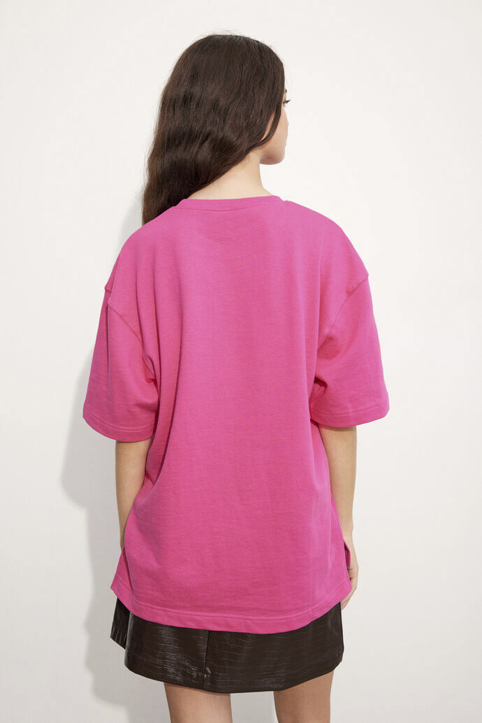 ENNIEBUHR SS TEE PRINT 5302 PINK ENVII-XXS