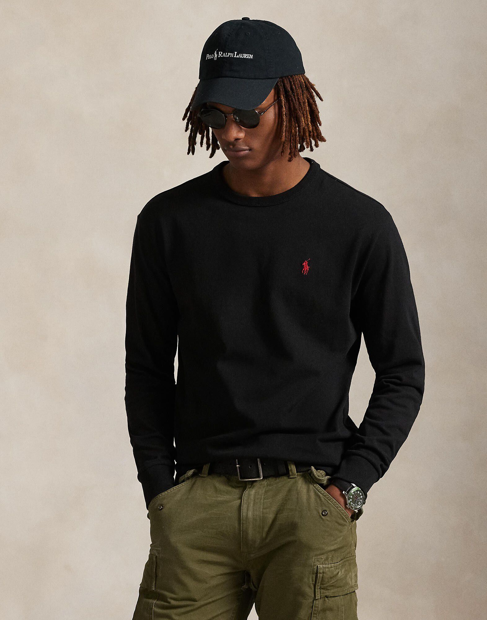 Classic Fit Jersey Long-Sleeve T-Shirt