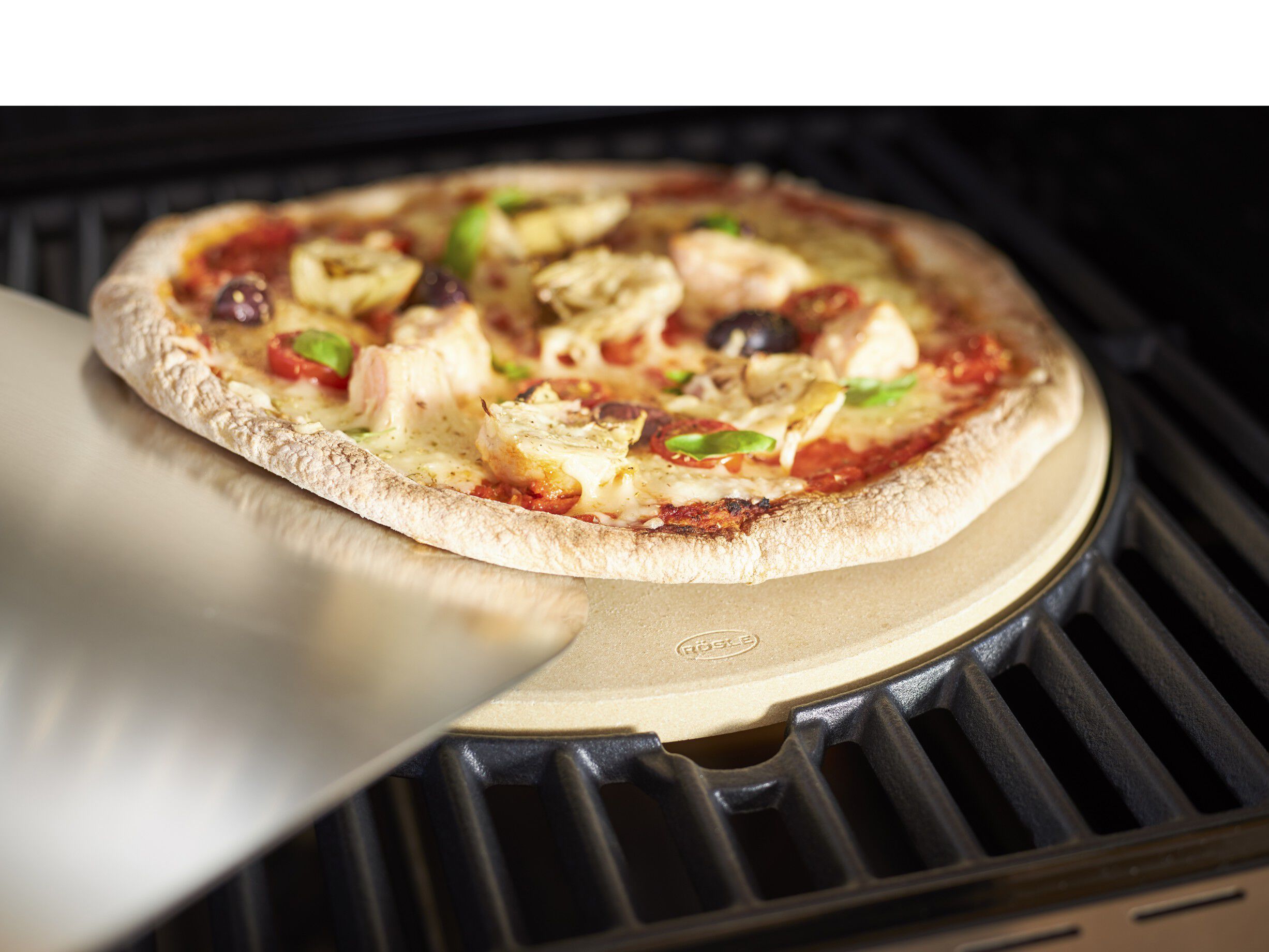 Pizzaspade 76 x 30,5 cm Aluminium/gummitr&auml;