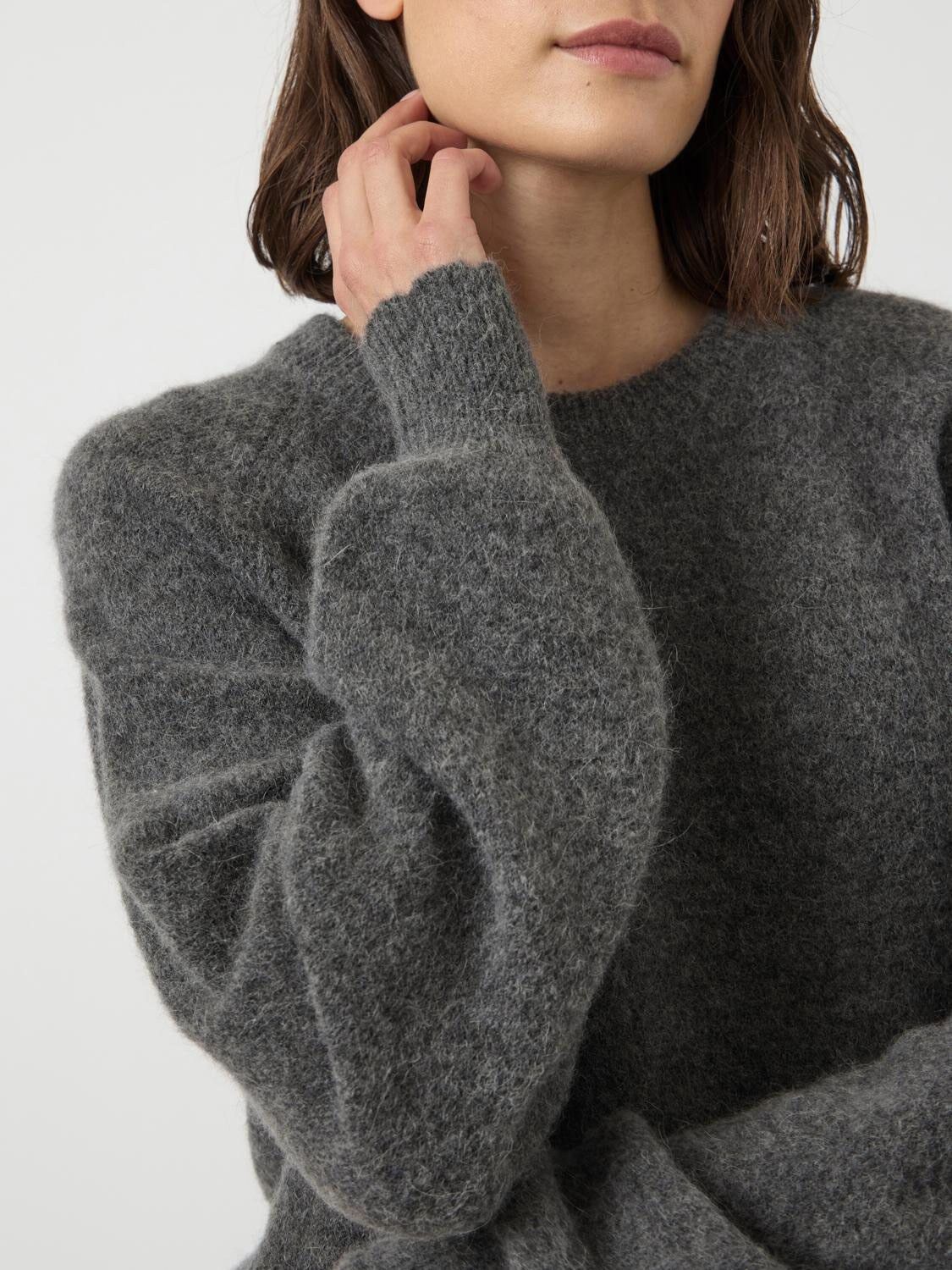 Yasjohi Ls Wool Blend Pullover S. Noos