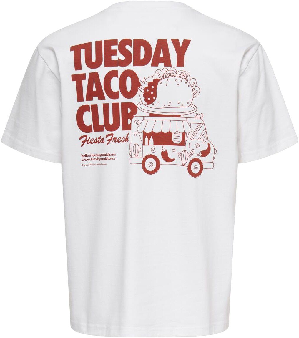 ONSFRED LIFE FOODIE RLX SS TEE