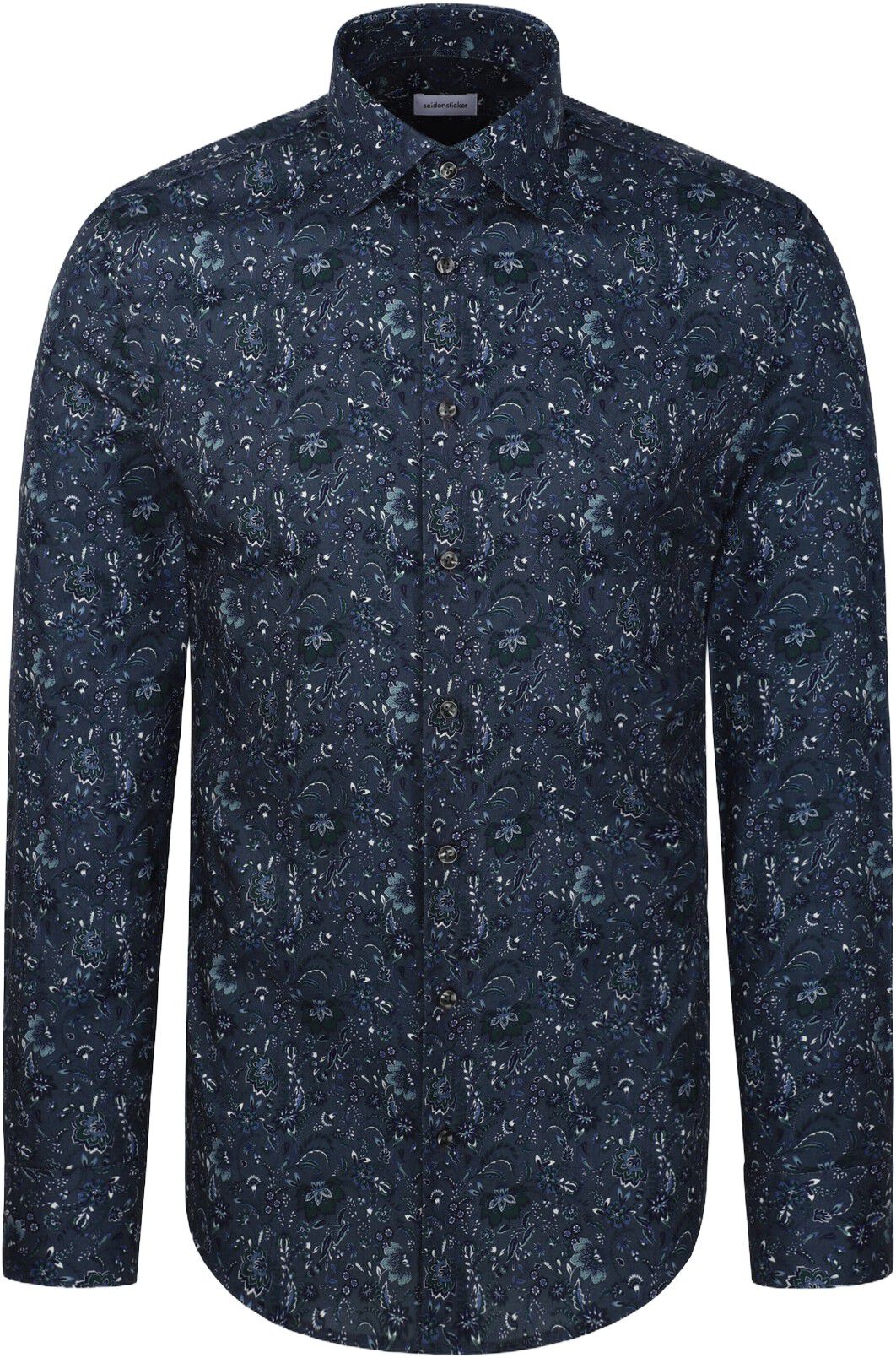 Business shirt Slim 1/1 Kent-Collar Print