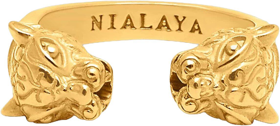 Women's Panther Ring in Gold