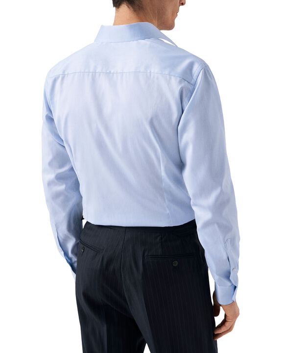 Slim Fit Light Blue Signature Twill Shirt
