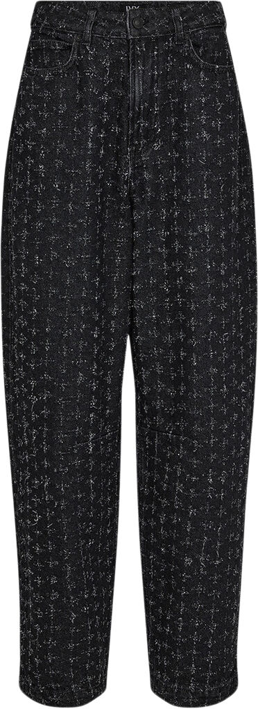 IVY-Janice Slung Jeans Black Punch Denim